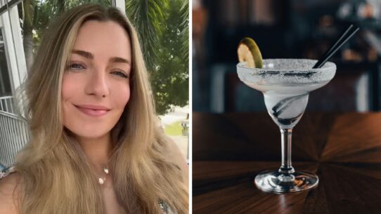 Bartender shares drink hacks (l) Margarita on the rocks (r)