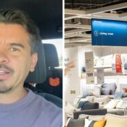 man shares furniture store experience (l) Furniture store (r)