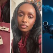 Birken bag (l) woman shares airlines experience (c) Delta airlines (r)
