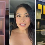 IKEA furniture (l) woman shares furniture struggles (c) IKEA storefront (r)